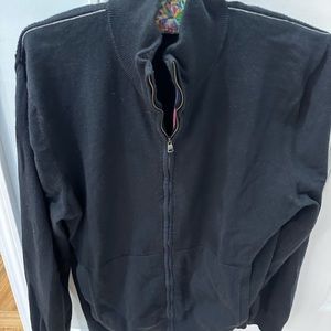 Banana Republic men’s Large full zip sweater. Navy